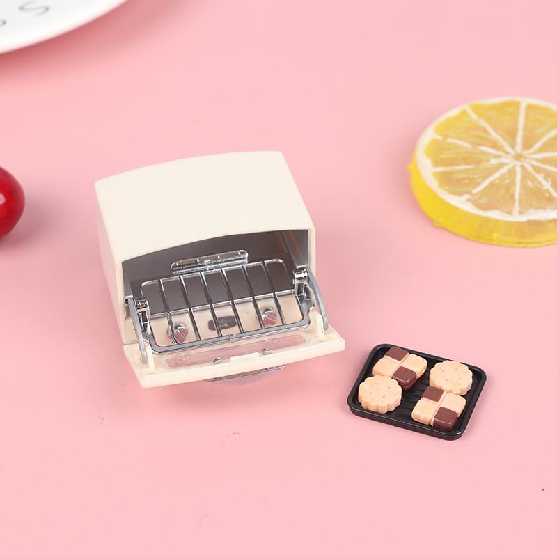 1Pc Simulation Mini Oven 1:12 Dolls Houses Miniature Furniture Accessories