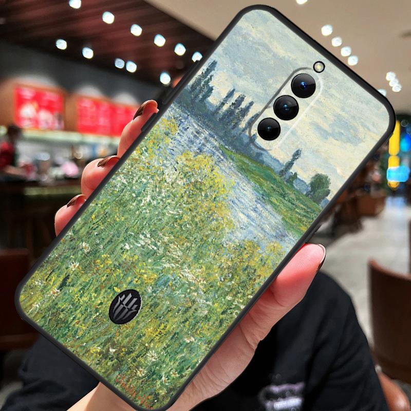 Claude Monet Case For ZTE Nubia Red Magic 10 Air 7 6S 7S Pro Red Magic 11 10 9 8 8S 9S 10S Pro Plus Cover