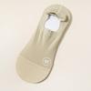 Men's No Show Sock Invisible Low Cut Boat Socks Casual Non-Slip Cotton Socks Breathable Thin Ice Silk Socks
