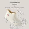 Women's Fashionable Short Ankle Rain Boots with Cotton Velvet Liner - Non-slip, Low Cut, Warm Rubber Shoes