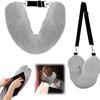 Travel U-shaped Pillow: Soft Plush, Multifunctional Pillowcase, Fill with Clothes for Easy Packing