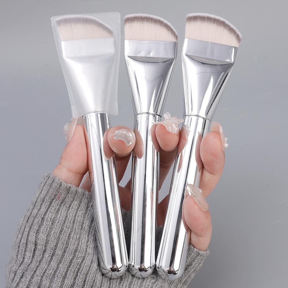 Ultra-Thin Foundation Brush Widened Bristles Lightweight Face Contour Brush Precise Even Foundation Cream Makeup Brushes
