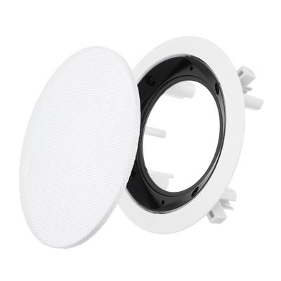 Uxcell Deckenlautsprecher-Gitterabdeckung Weiß Rund Metall Magnetische Staubschutzabdeckung für Soundsysteme Einbau & Basis, 4 Zoll