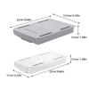 Hidden Storage Box Desk Storage Drawer Self-Adhesive Table Storage Holder Simple Makeup Brush Cosmetics Stationery Organizer