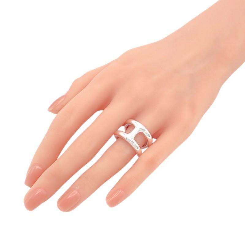 HERMES  H102536B 00 #15(JP Size)  ring Silver925 mens