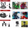 Universal 64-in-1 Action Camera Accessory Set Head Chest Mounts and Selfie Stick for GoPro Hero Series/DJI OSMO/Insta360