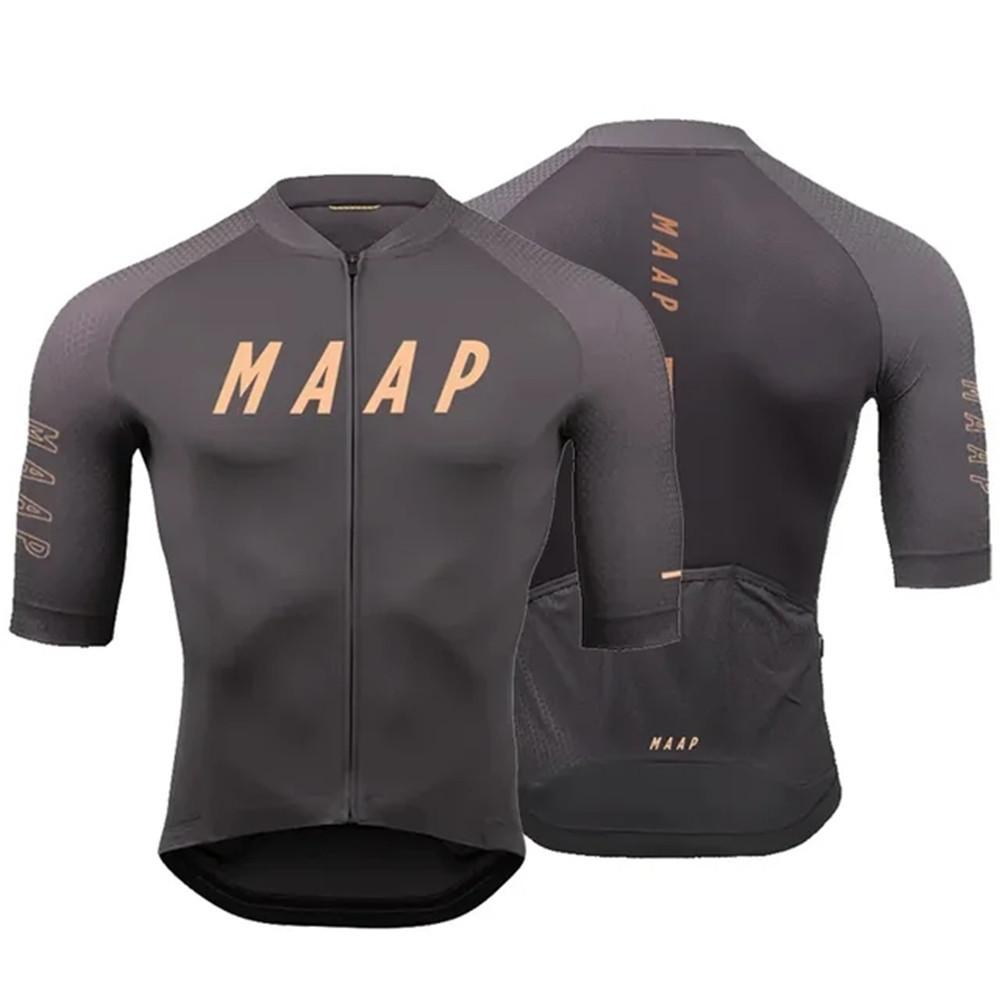 MAAP Summer Top Road Mountain Bike Cycling Suit Short Sleeve Shirt Outdoor Cycling Suit XXS
