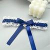 Bride Wedding Lace Garter Elastic Leg Band Lace Trim Design Leg Decoration for Formal Event Proms Ceremony Accessories