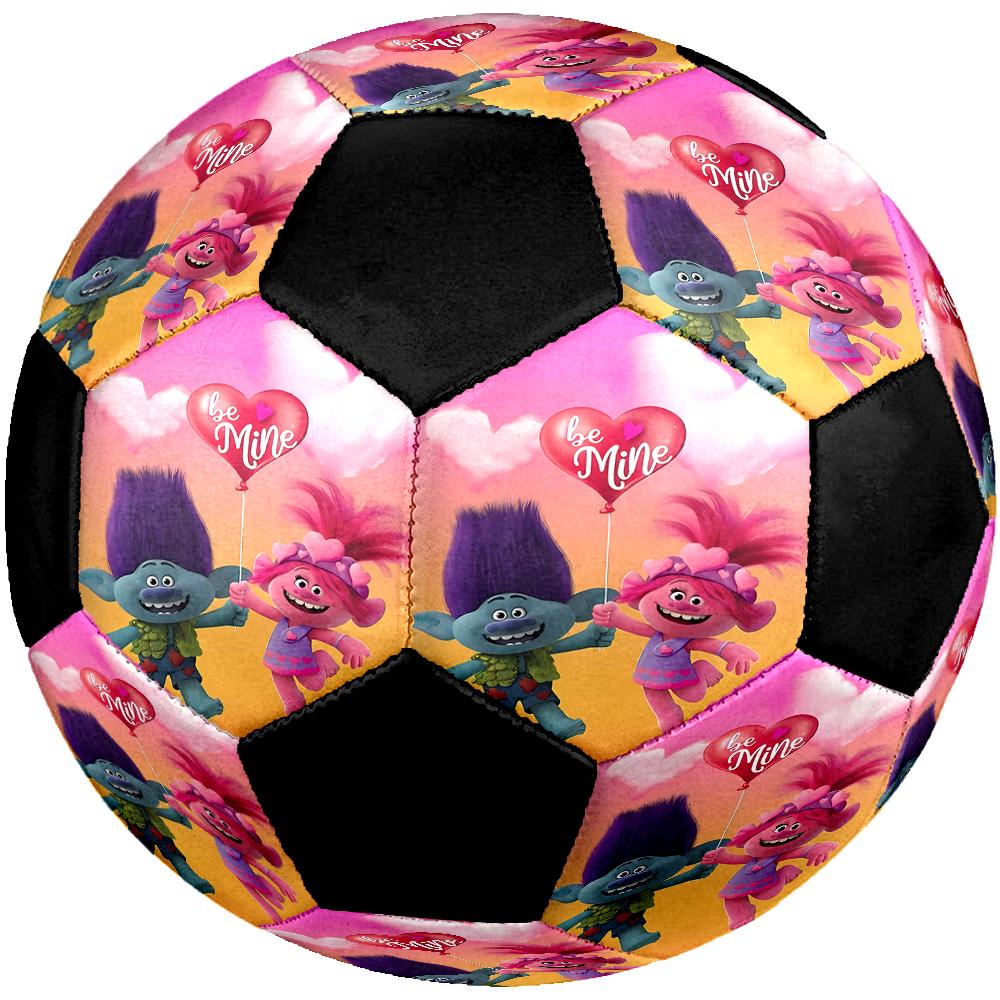Trolls Theme Size 5 Soccer Ball, Suitable for Both Indoor and Outdoor Matches, a Gift Suitable for Everyone.