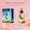 PANTASY The Little Prince Rose Flower Building Block Set - Rose Flower Model - DIY Assembly for Adults and Children - Bouquet - Home Decor Gift