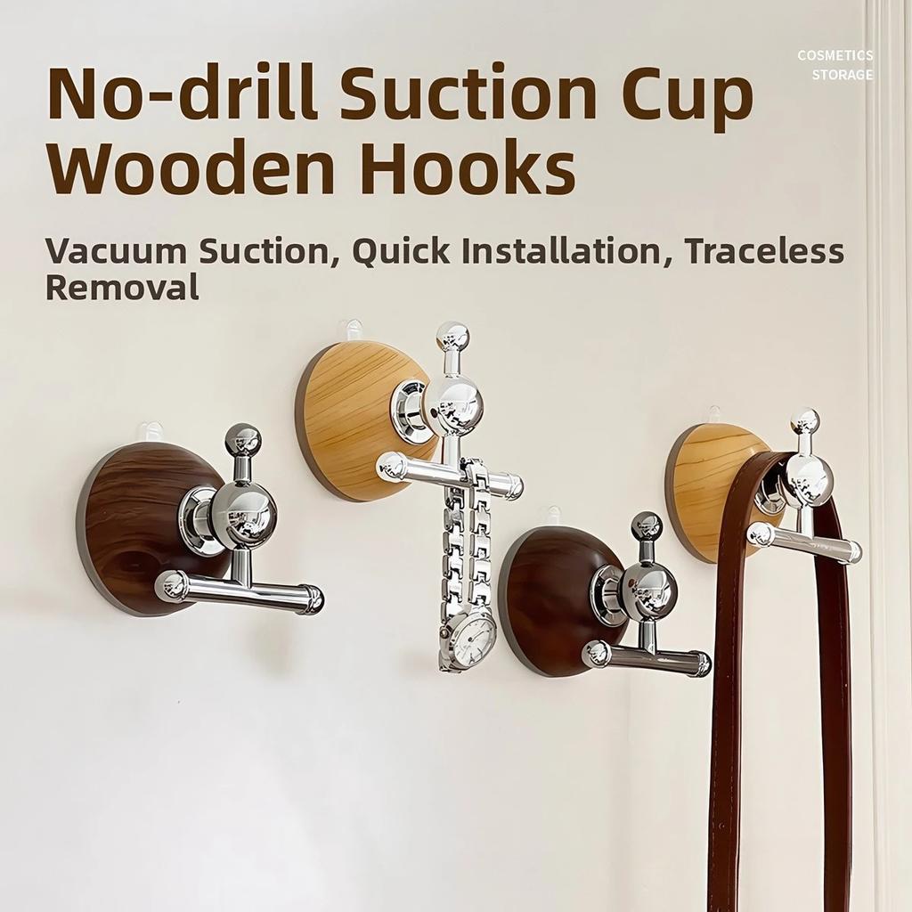 Dopamine Absorption Batoom Hook Wall Mounted Adhesive Coat Hook Entrance No Drilling Strong Load Bearing Kitchen/Bathroom Hook