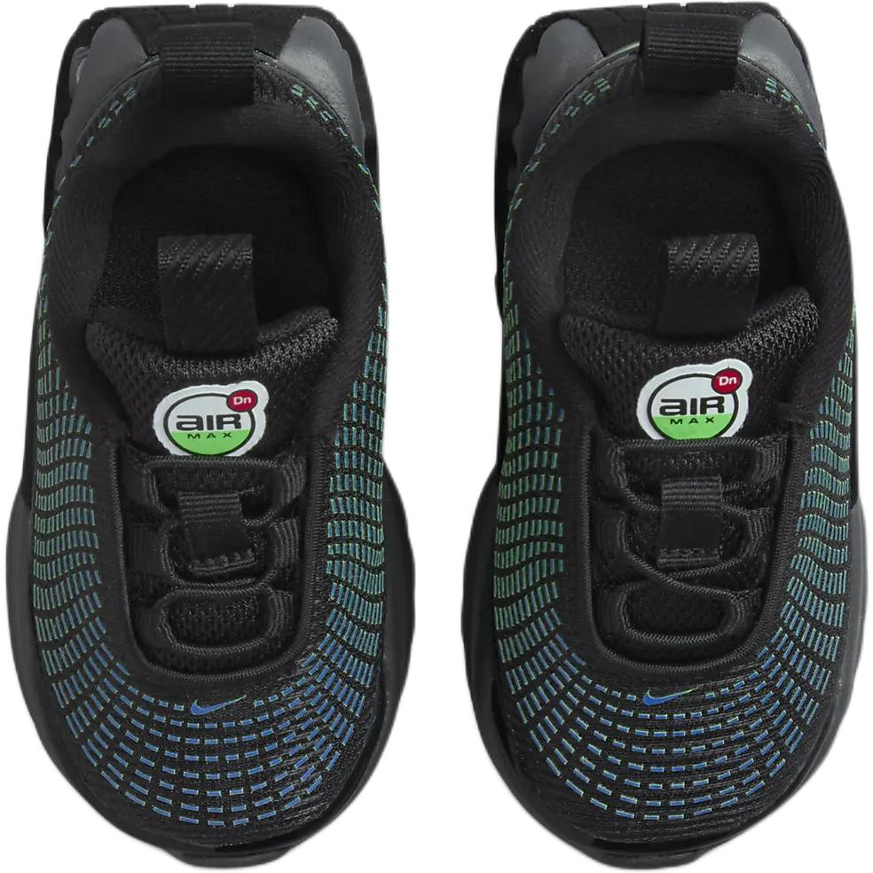 Nike Air Max DN TD Hyper Cobalt Rage Green Baby Sneakers Black White Cool-Grey FN4452-010