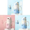 Childrens Insulated Travel Mug With Handle And Straw For School And Outdoor Use