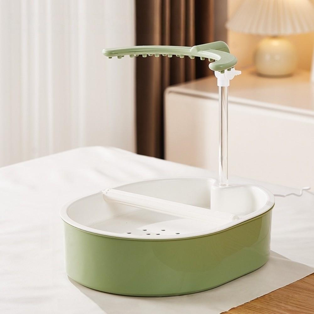 USB Electric Automatic Bird Bathtub with Resting Stick U-shaped Parrot Shower Indoor Cage
