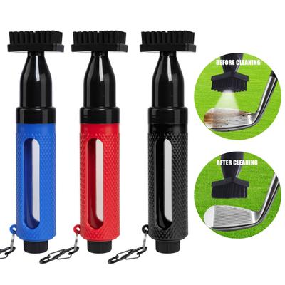 Golf Club Brush Golf Water Scrub Cleaner Spray Golf Club Cleaning Brush