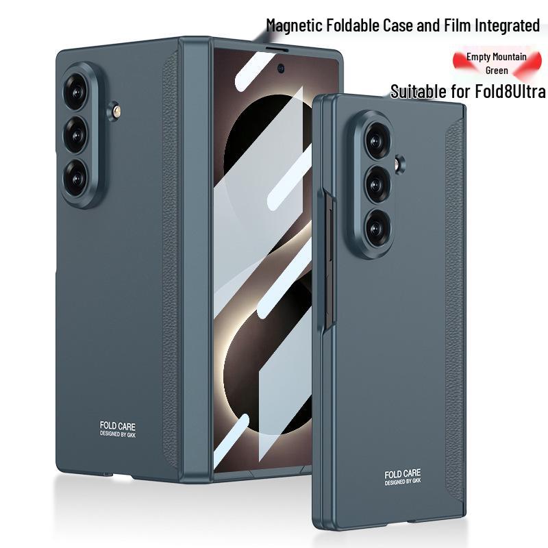 Samsung ZFold8Ultra Magnetic Leather Case with Hinge Protection, Full Coverage, Ultra-thin, Anti-drop