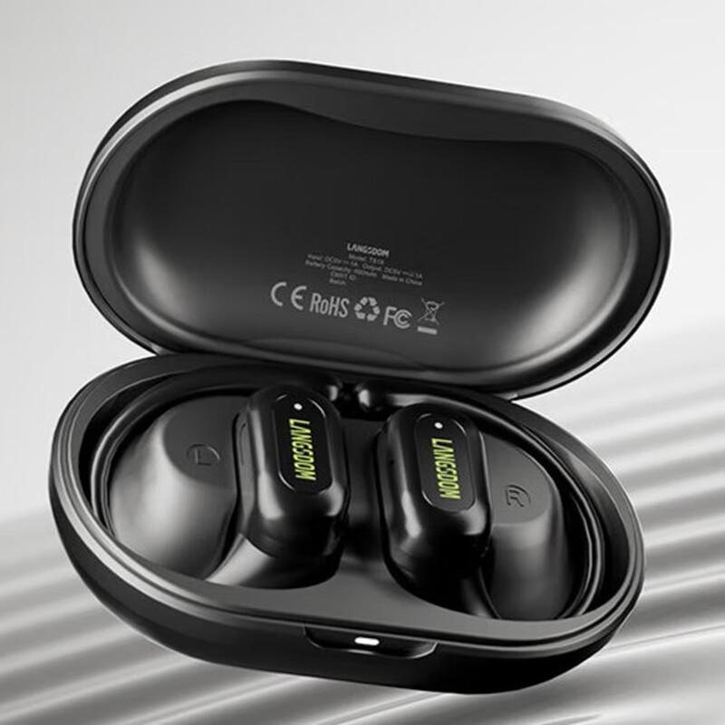 Lansdon ClipBuds R2 Max Bone Conduction Ear Clip Wireless Bluetooth Headset