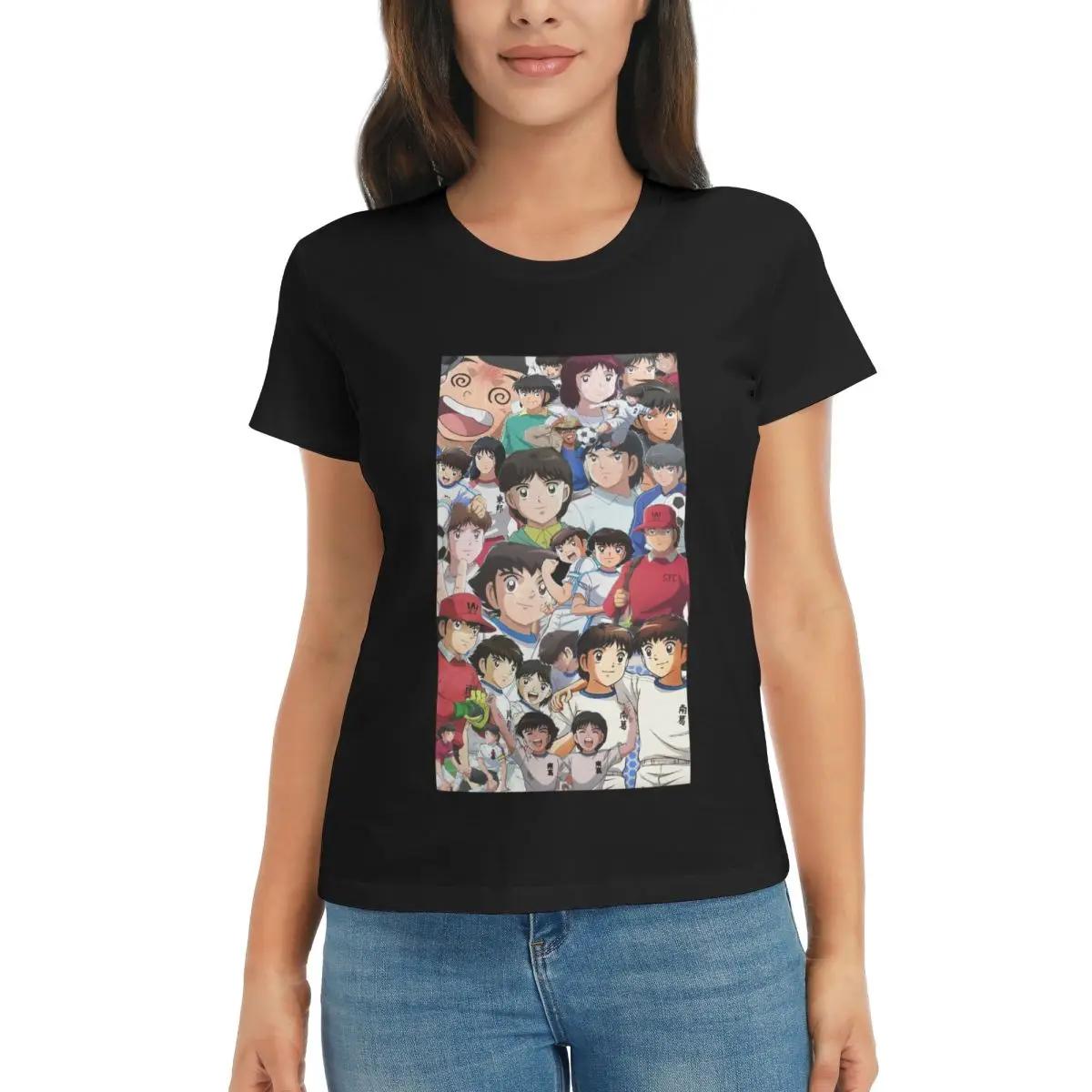 

Women TShirt Japan Football Unisexga Captain Tsubasa Ozora Summer Short Sleeve Tees Crew Neck T Shirts Clothes Tops Streetwear S
