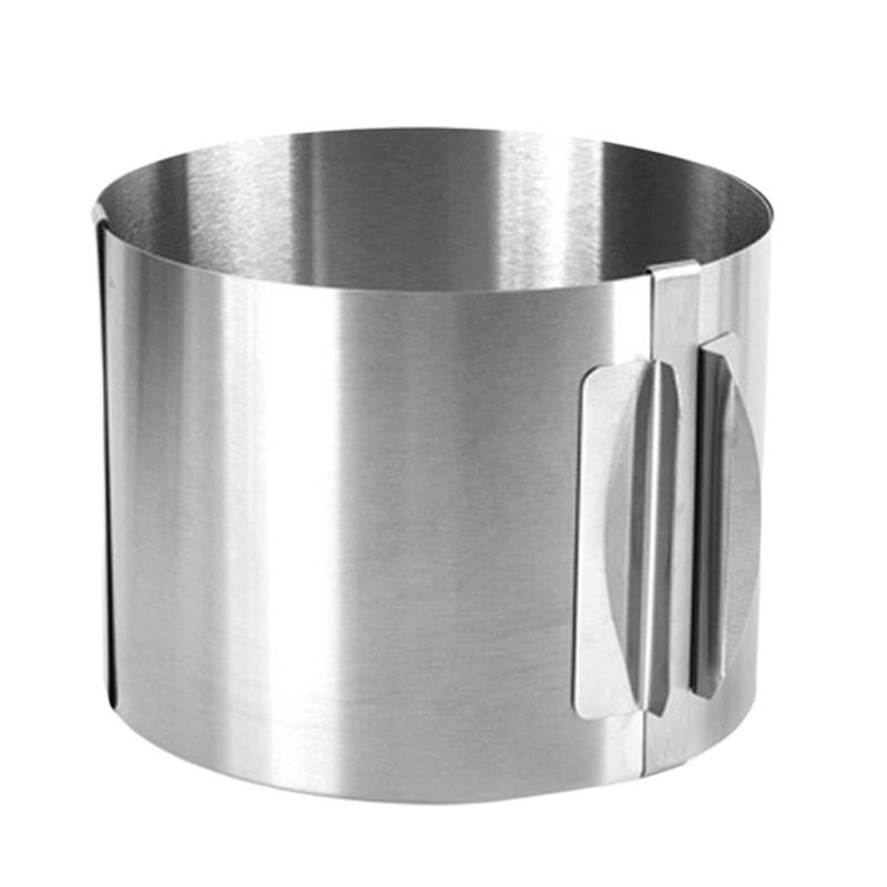 Mousse-Ringe aus Edelstahl Kreisformen mit Skala Rostfrei Verstellbare Backform Rostfrei Kuchen Dekorierwerkzeug