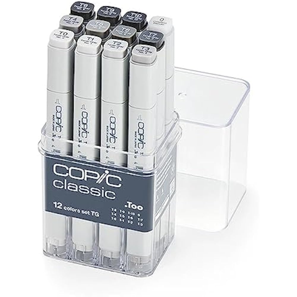 TOO COPIC CLASSIC 12 COLOR SET TG