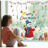 Kids Bedroom Wall Sticker Christmas Tree Santa Claus Window Decal Art Vinyl Diy Decor