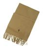 New 2023 Made In Recycled Wool Scarf by Ralph One Honey Size 220 Fall/Winter Model, Italy, #pc0476 Lauren, Unisex, Size, Brown, [Used]
