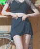 Foriz [Scarlet Skirt_Black] Swimsuit Resort Cover-Up Skirt