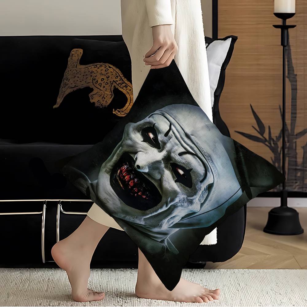 Horror Movie TTERRIFIER Pillow Cushion Cover Pillowcase Living Room Sofa Home Decor Customized