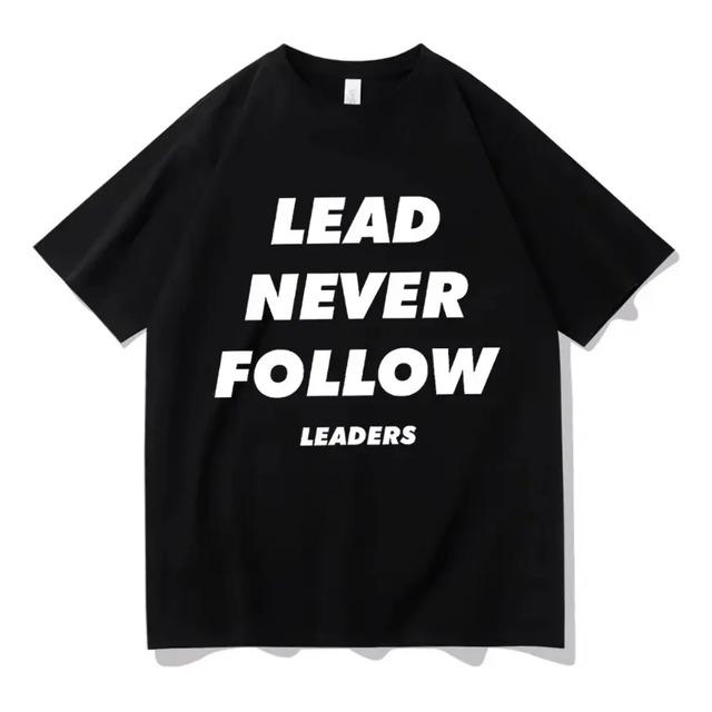 Camiseta Estampada Lead Never Follow Leaders S