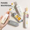 SW Mini Portable Pill Case 3 Grids Small Pills Box Travel Daily Medicine Container Vitamin Fish Oils Pill Packaging Storage Box