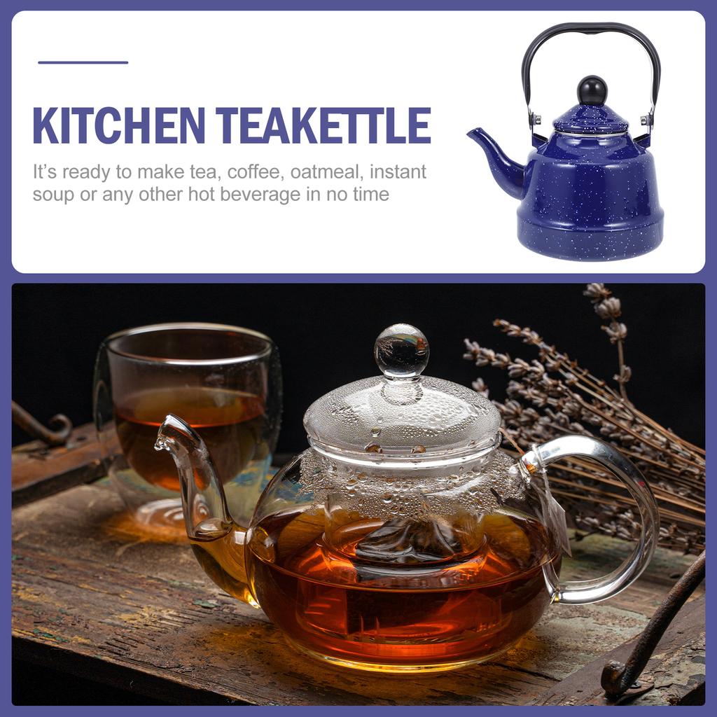 Emaille Wasserkocher Vintage Wasser Heißer Kaffee Teekanne Praktische Haushalt Serving Krug Büro