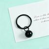 Colorful 14mm Alloy Card Ring Bell Keychain Pendant for DIY Accessories