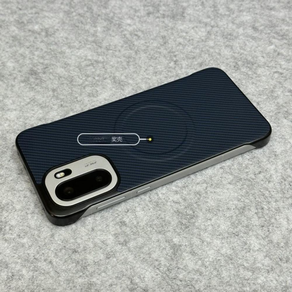 For OnePlus 15R Ace 6 Case Hard Carbon Fiber Magnetic Anti Fingerprint Non-slip Protective Cover For OnePlus Ace 6T Shell Bumper