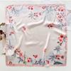 New national style flower printing silk scarf square scarf high-end shawl sunscreen neck small square scarf headscarf women's scarf