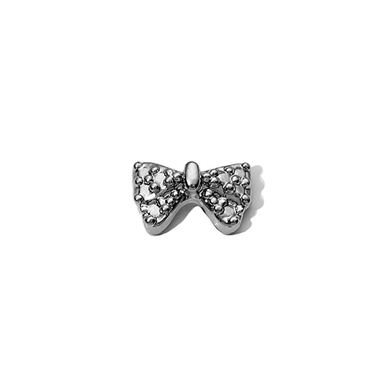 10 Stück Nail Art Charm Glänzende Nageldekoration Glitzer Nagel Maniküre Zubehör Bowknot Schmetterling Nail Art Dekorationen Teile
