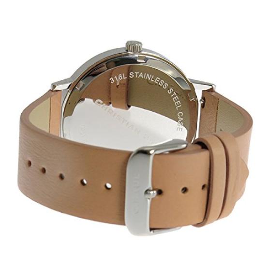 Christian Paul Grid Airlie Unisex Watch Gr-04 Silver/beige