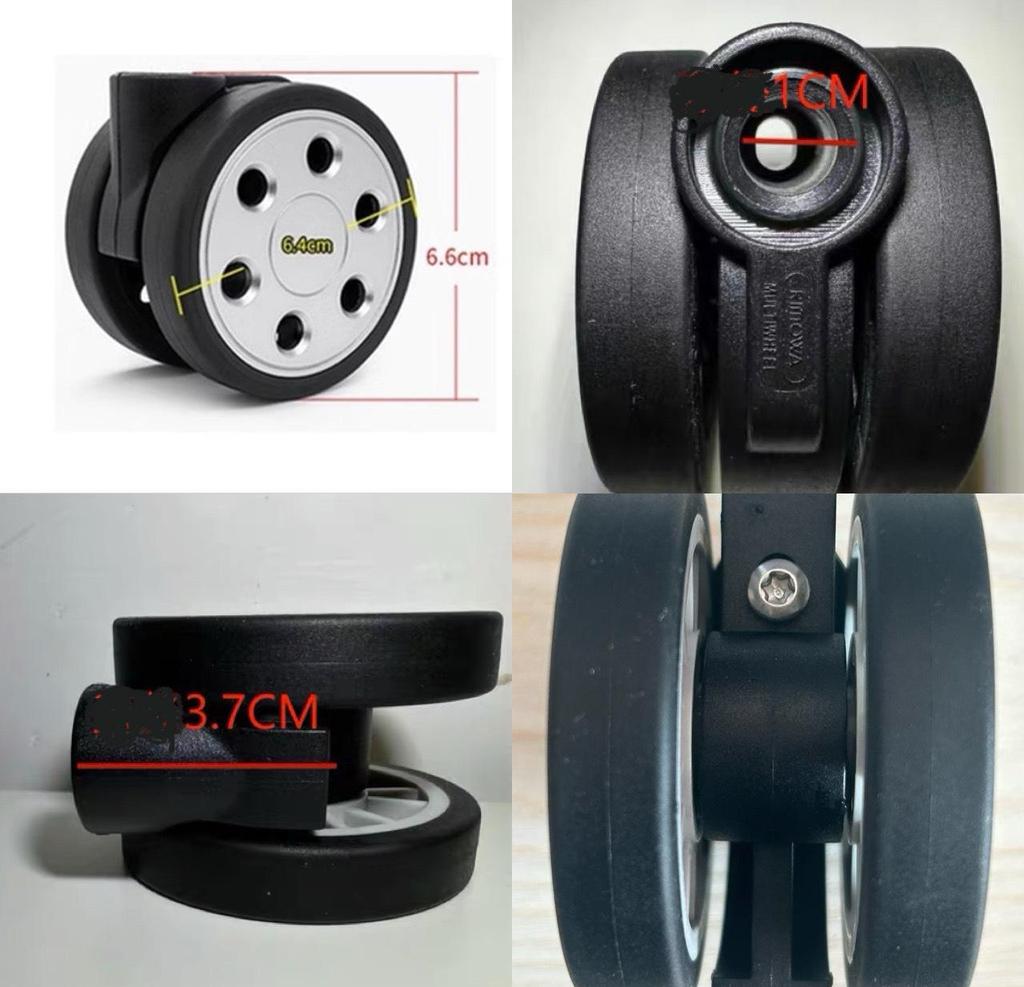 Ultra-Quiet Universal Wheels for Rimowa Salsa Suitcase