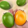 Squeeze Toy Simulated Mango Shape Slow Rebound Decompression Toy Soft Color Changing Green to Orange Safe Stress Relief Toys