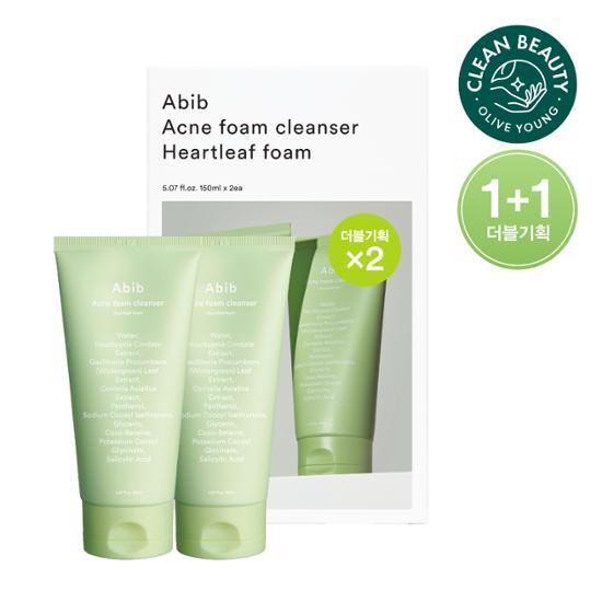 [Légèrement acide et hypoallergénique] Aviv Acne Foam Cleanser Houttuynia cordata foam 150ml double special, Corée nettoyante