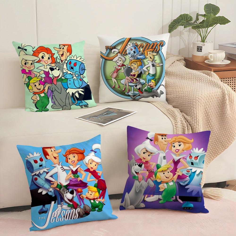 The J-Jetsons Cushion Cover Soft Short Plush Pillow Cover Smooth Cozy Texture Aesthetic Cushion Case Home Decor