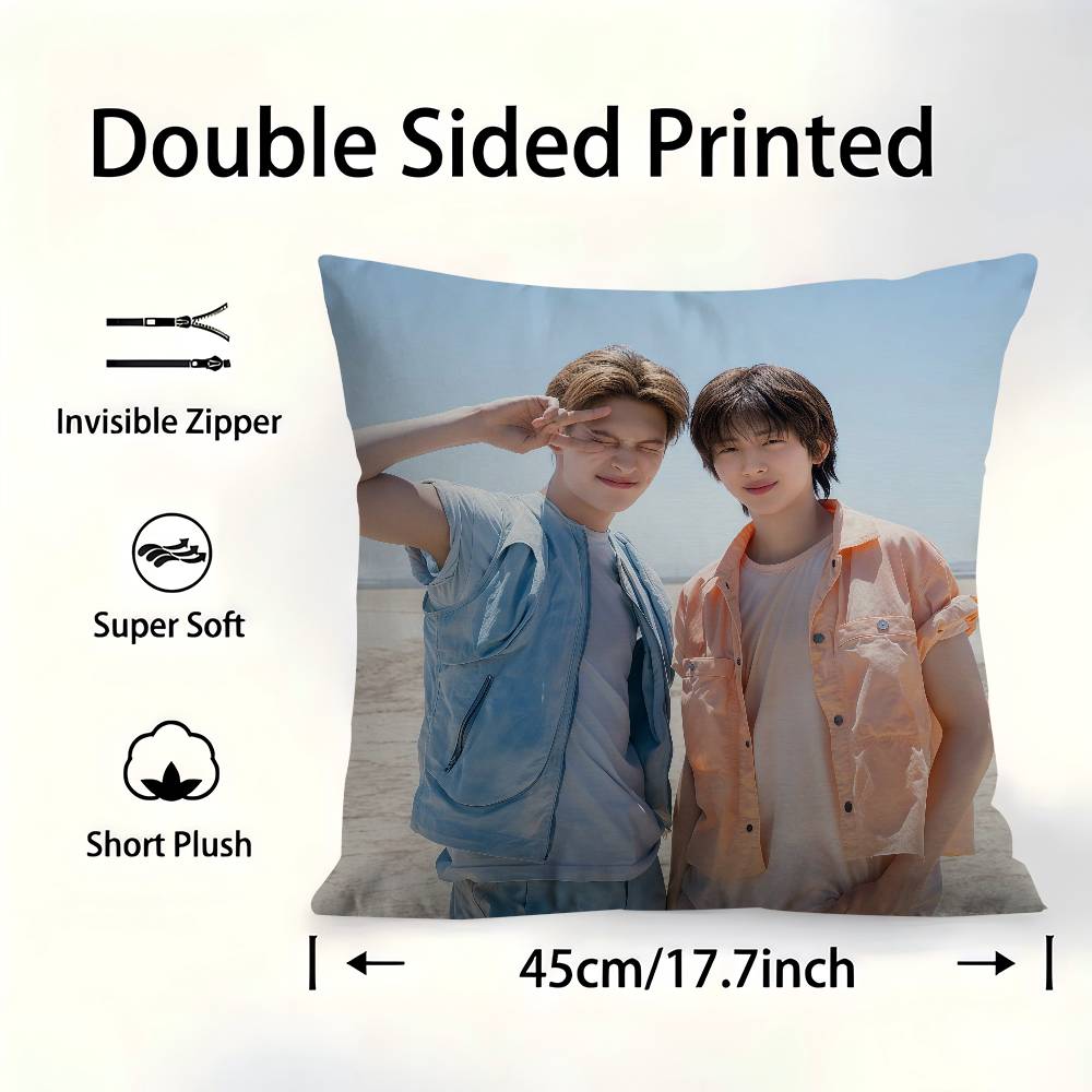 KPOP BOY HOT CCORTIS Personalized Pillow Dust Cover Bedroom Kids Party Decoration Pillowcase Birthday Children Gift