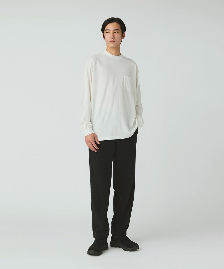 Snow Peak Hybrid Wool Mesh Cut and Long and Size ECRU L/S T-Shirt SW-25AU017, Sew, Sleeve, Men's Women's, M,