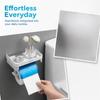 Wall Mounted Toilet Paper Holder Plastic Toilet Roll Holder Tissue Dispenser Shelf  Multifunctional