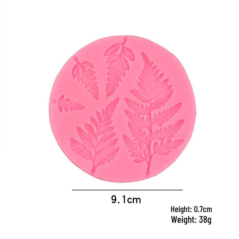 Mimosa Silicone Mold - Tropical Fern Leaf Cake Decoration