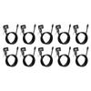 125cm 10PCS Bicycle Air Pump Extension Tube Heat-Resistant Air Pump Replacement Hose Bike Pump Hose For US/UK/French Valves
