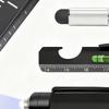 Multi Pen 9 In 1 Pocket Gadget with LED Light Pen Screwdriver with Screwdriver Level Ruler and Bottle Opener for Father
