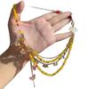 Super Fairy French Butterfly Drop Glaze Beaded Necklace Niche Design Sense Temperament Fashion Style Necklace