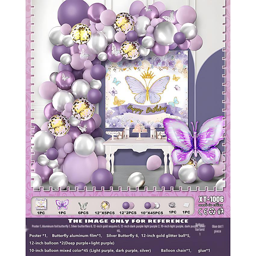 Romantic Birthday Balloon Set: High-End Decorations for Boyfriend or Girlfriend