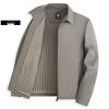 2026 Men's High-Grade Business Casual Stand-Up Collar Jacket: Spring/Autumn Middle-Aged Dad's Top