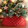 Adjustable Sequin Bowknot Christmas Tree Skirt for Holiday Decor